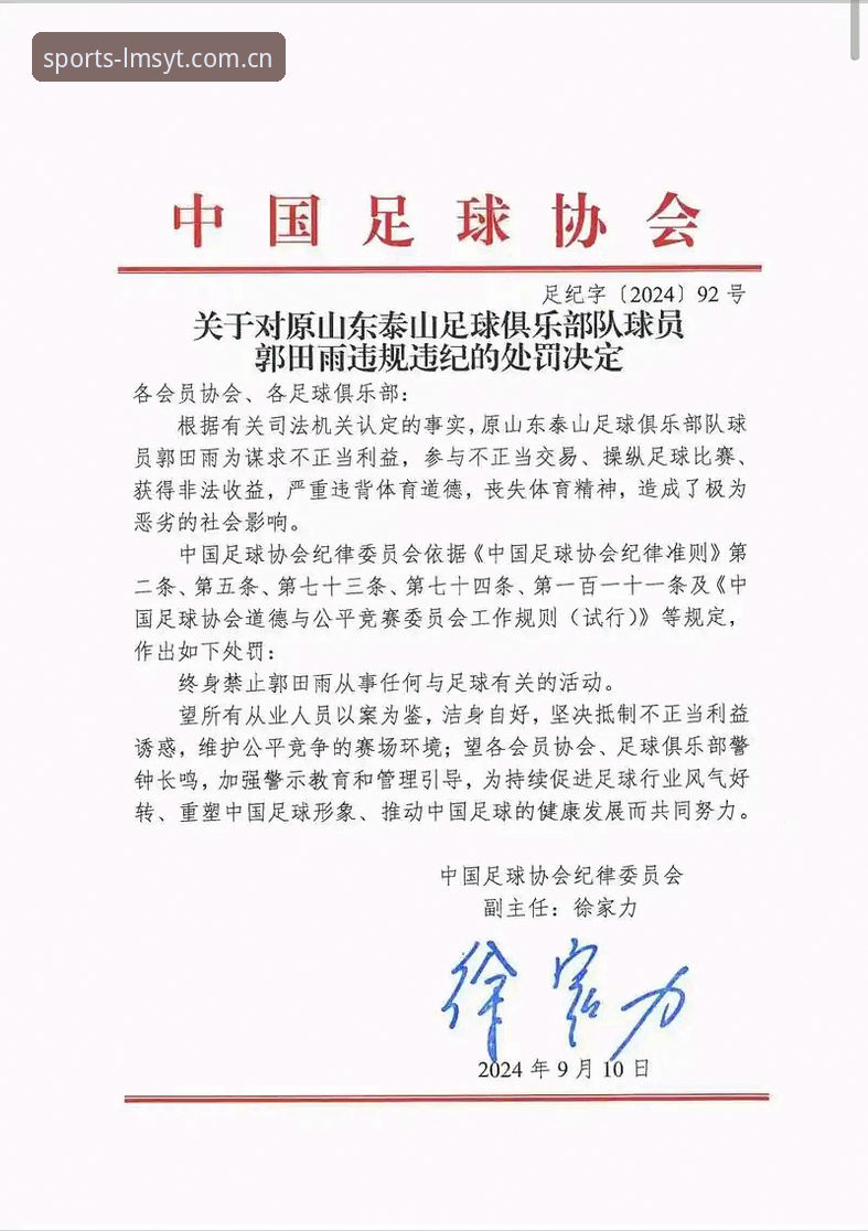 LM体育内容全面 中国足协第三批禁足名单全面解析:从行业乱象看足球治理的深度变革
